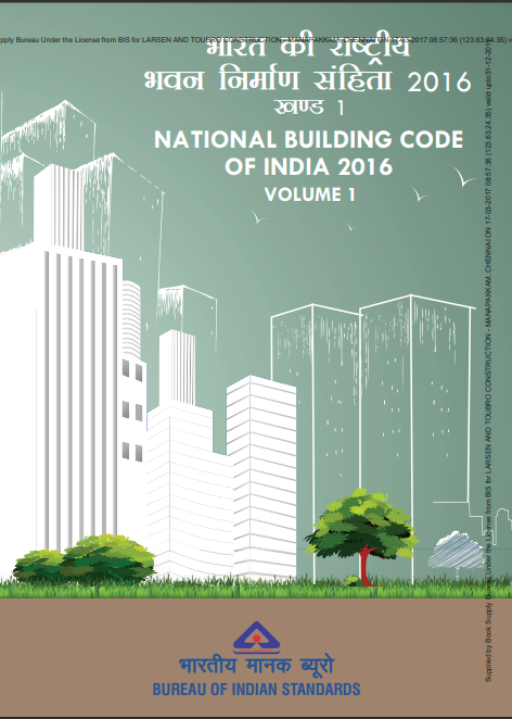 National Building Code of India 2016 volume-1